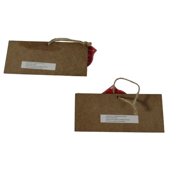 Holiday Time 5 Pack Assorted Rustic Retro Wooden and Metal Christmas Ornaments - Picture 8 of 9